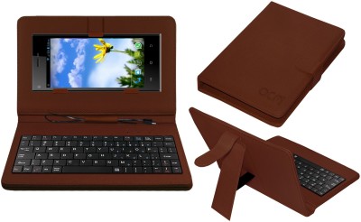 ACM Keyboard Case for Digimac Vivo 3x(Brown, Cases with Holder, Pack of: 1)