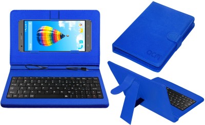 ACM Keyboard Case for Lava Fuel F2(Blue, Cases with Holder, Pack of: 1)