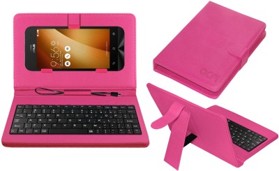 ACM Keyboard Case for Asus Zenfone Go Zb452kg(Pink, Cases with Holder, Pack of: 1)