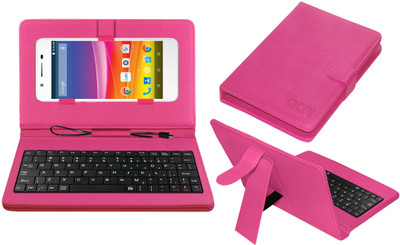 ACM Keyboard Case for Micromax Canvas Knight 2 E471(Pink, Cases with Holder, Pack of: 1)