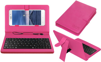 ACM Keyboard Case for Ismart Mercury V2(Pink, Cases with Holder, Pack of: 1)