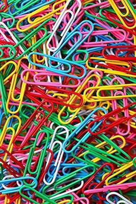 Ciconia Metal Paper Clips Standard Metal clip Paper clip(Set of 200, Multicolour clips)