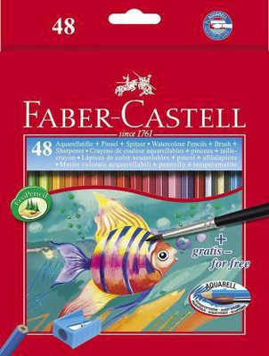 FABER-CASTELL classic Hexagonal Shaped Color Pencils(Set of 1, Multicolor)