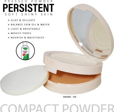 MARS Soft Shiny Skin Compact Powder, (P407-03), 20g Compact(Beige, 20 g)