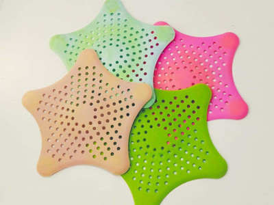BELOWCLUB Kitchen Sink Plastic Pop-Up Strainer(12 cm Set of 4)