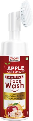 The Nile Apple Cider Vinegar Foaming  with Built-In Face Brush for deep cleansing - No Parabens, Silicones - 100 ml Face Wash(100 ml)