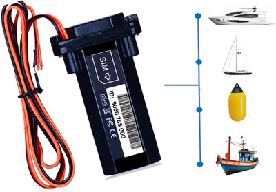 drivool 890-IN (BOAT SPECIAL) GPS Tracker with Software and Web App, Make-in-India Tracking Device GPS Device(Black)
