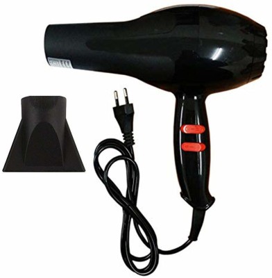 Funntul NV-6130 Hair Dryer for Silky Shine Hair 1800 W Hot and Cold Foldable (Black) Hair Dryer(1800 W, Black)