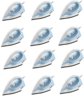 Usha EI 3802 pack of 12 1000 W Dry Iron (ICY BLUE)