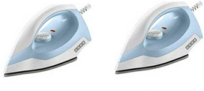 USHA EI 3802 pack of 2 1000 W Dry Iron(ICY BLUE)