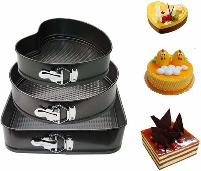 Prolieve Aluminium Cake Mould 3(Pack of 3)