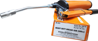 Bison HAND OPERATED GREASE GUN BI203 IN Orange Manual Pump(500 g Pack of 1)