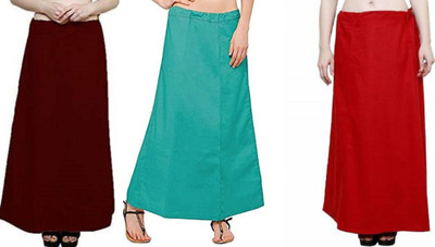 RAMA MARROON RED Pure Cotton Petticoat(Medium)