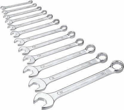 shutupnshop 12 PCS Spanner 12 Piece Combination Spanner Set Double Sided Combination Wrench Double Sided Combination Wrench (Pack of 12) 12 PCS Spanner 12 Piece Combination Spanner Set Double Sided Combination Wrench Double Sided Combination Wrench Double Sided Combination Wrench(Pack of 12)