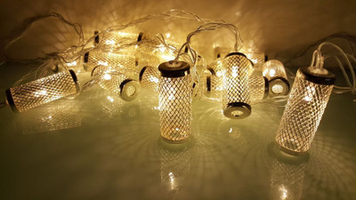 Infiprises 16 LEDs 3.98 m Yellow Steady Net/Mesh Rice Lights(Pack of 1)