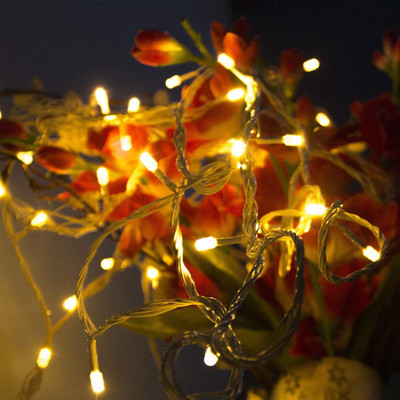TinyGifts 28 LEDs 8.89 m Gold Steady String Rice Lights(Pack of 1)
