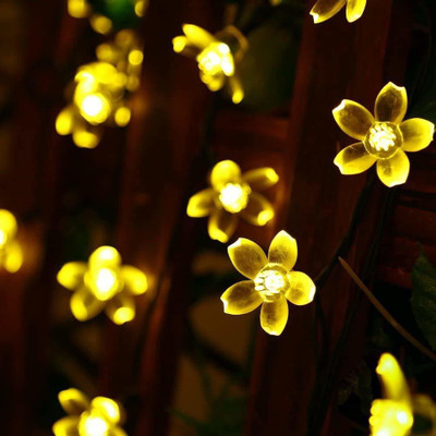 One Trade India 16 LEDs 7.62 m Yellow Steady Flower Rice Lights(Pack of 1)