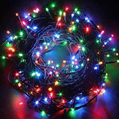 ERHIndia 60 LEDs 15.24 m Multicolor Steady Bulb Rice Lights(Pack of 1)