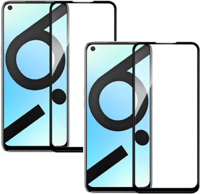 ISAAK Edge To Edge Tempered Glass for Realme 6i(Pack of 2)