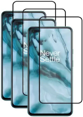 ISAAK Edge To Edge Tempered Glass for OnePlus Nord(Pack of 3)