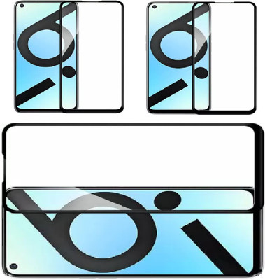 ISAAK Edge To Edge Tempered Glass for Realme 6i(Pack of 3)