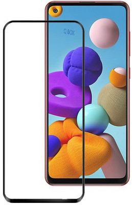Q Box Edge To Edge Tempered Glass for Samsung Galaxy A21s(Pack of 1)