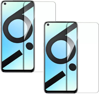 ISAAK Tempered Glass Guard for Realme 6i(Pack of 2)