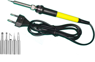 Charvik Temperature Controller Soldering Iron 60 Watt With 5 Bit Operation Voltage 165 AC - 220 Voltage AC 60 W Temperature Controlled(Pointed Tip)