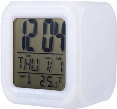 regulus Digital White Clock