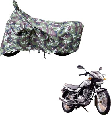 MOTOTRANCE Waterproof Two Wheeler Cover for TVS(Fiero F2, Green)