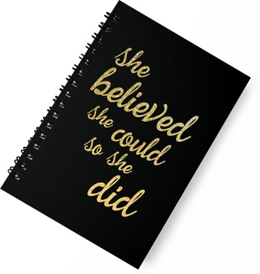 DI-KRAFT Wiro binding diary A5 Diary Unruled 160 Pages(Black)