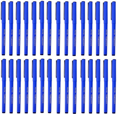 Rorito Fiber point Micro Tip Gel Pen(Pack of 30, Ink Color - Blue)