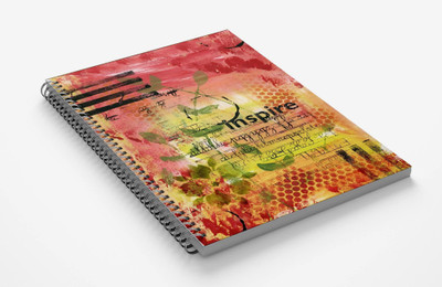 DI-KRAFT Wiro binding diary A5 Diary Unruled 160 Pages(Orange)
