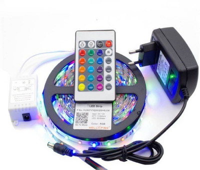 CraftQua 300 LEDs 0.13 m Multicolor Color Changing Strip Rice Lights(Pack of 1)