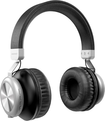 DUDAO Wireless Bluetooth Headphone with 8h Playtime/Mic/TF Card/Aux-In/Deep Bass Bluetooth Headset(Black, On the Ear)