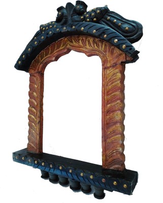chamunda wooden carved jharoka frame Wooden Jharokha(35 cm x 5 cm Handcrafted)