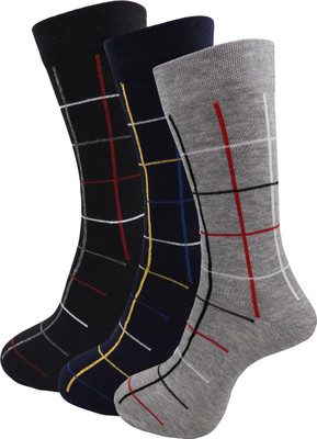 RC. ROYAL CLASS Men Self Design Calf Length(Pack of 3)