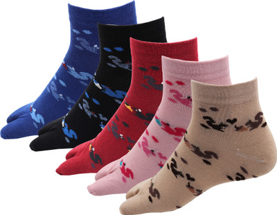 RC. ROYAL CLASS Women Printed Ankle Length(Pack of 5)
