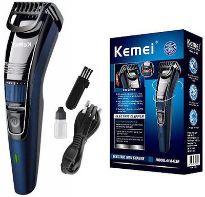 Kemei KM632 Trimmer 30 min  Runtime 1 Length Settings(Multicolor)