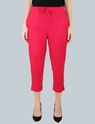 Jaipur Global Regular Fit Women Pink Trousers