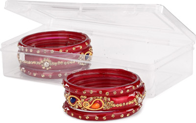 AFAST Glass Beads, Crystal Enamel Kada(Pack of 6)