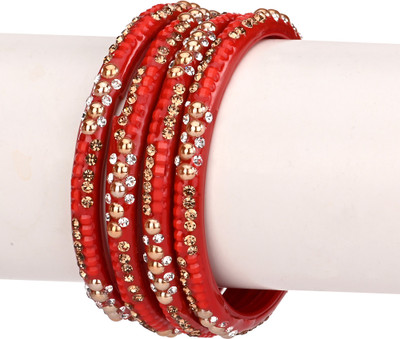 1st Time Glass Bangle Set(Pack of 4)