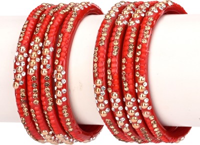 AFAST Glass Bangle Set(Pack of 8)