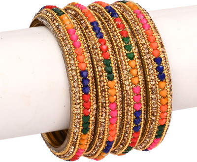 AFAST Glass Bangle Set(Pack of 4)