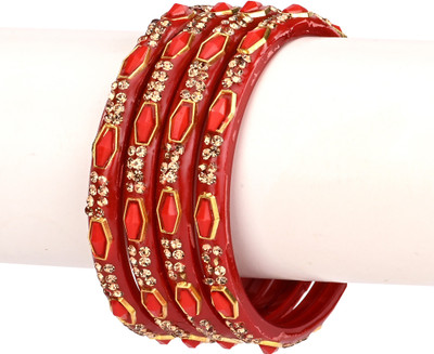 AFAST Glass Bangle Set(Pack of 4)