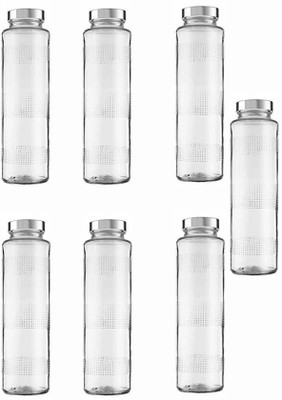 AFAST 750 ml Glass Bottle(Pack of 7, Clear)