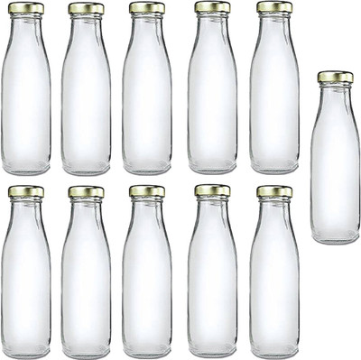 AFAST 500 ml Glass Bottle(Pack of 11, Clear)