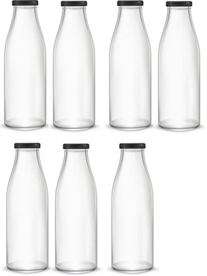 AFAST 500 ml Glass Bottle(Pack of 7, Clear)