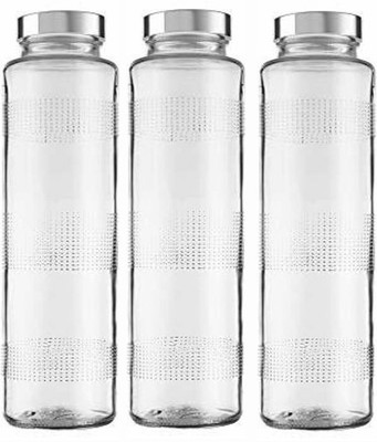 AFAST 750 ml Glass Bottle(Pack of 3, Clear, White)