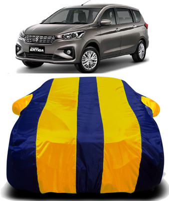 Swarish Car Cover For Maruti Suzuki Ertiga (With Mirror Pockets)(Yellow, Blue)